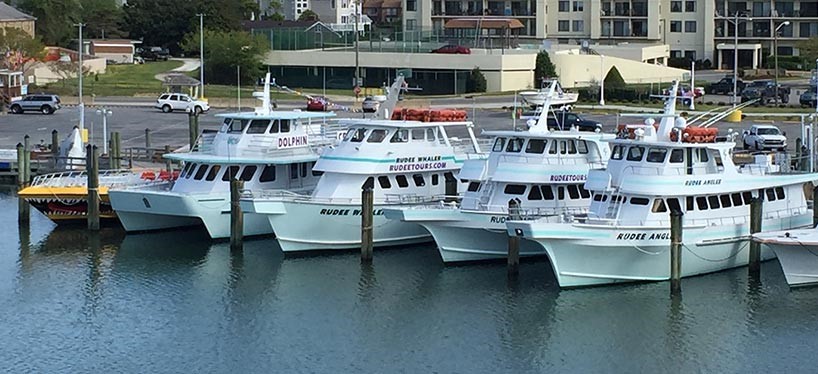 a boat is docked in the water